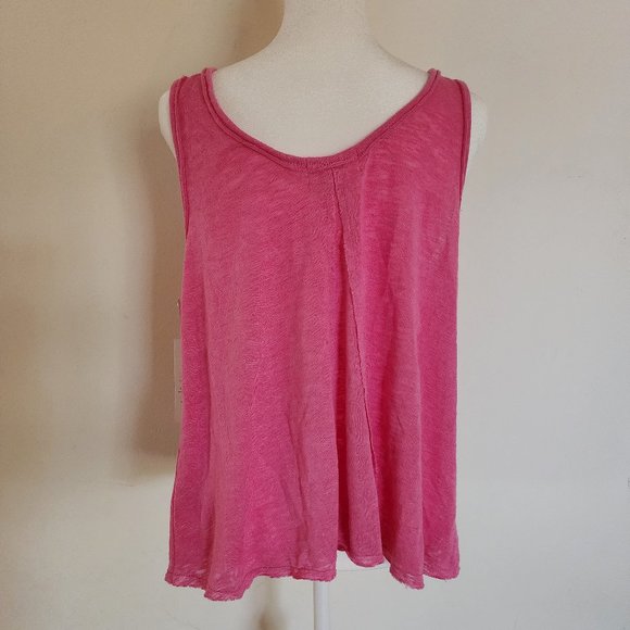 TREASURE & BOND BRAND WOMENS PINK TANK TOP - SIZE SMALL - Picture 2 of 4